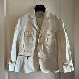 Moschino Cheap and Chic Vintage White Women Jacket, size 44 (US 10)